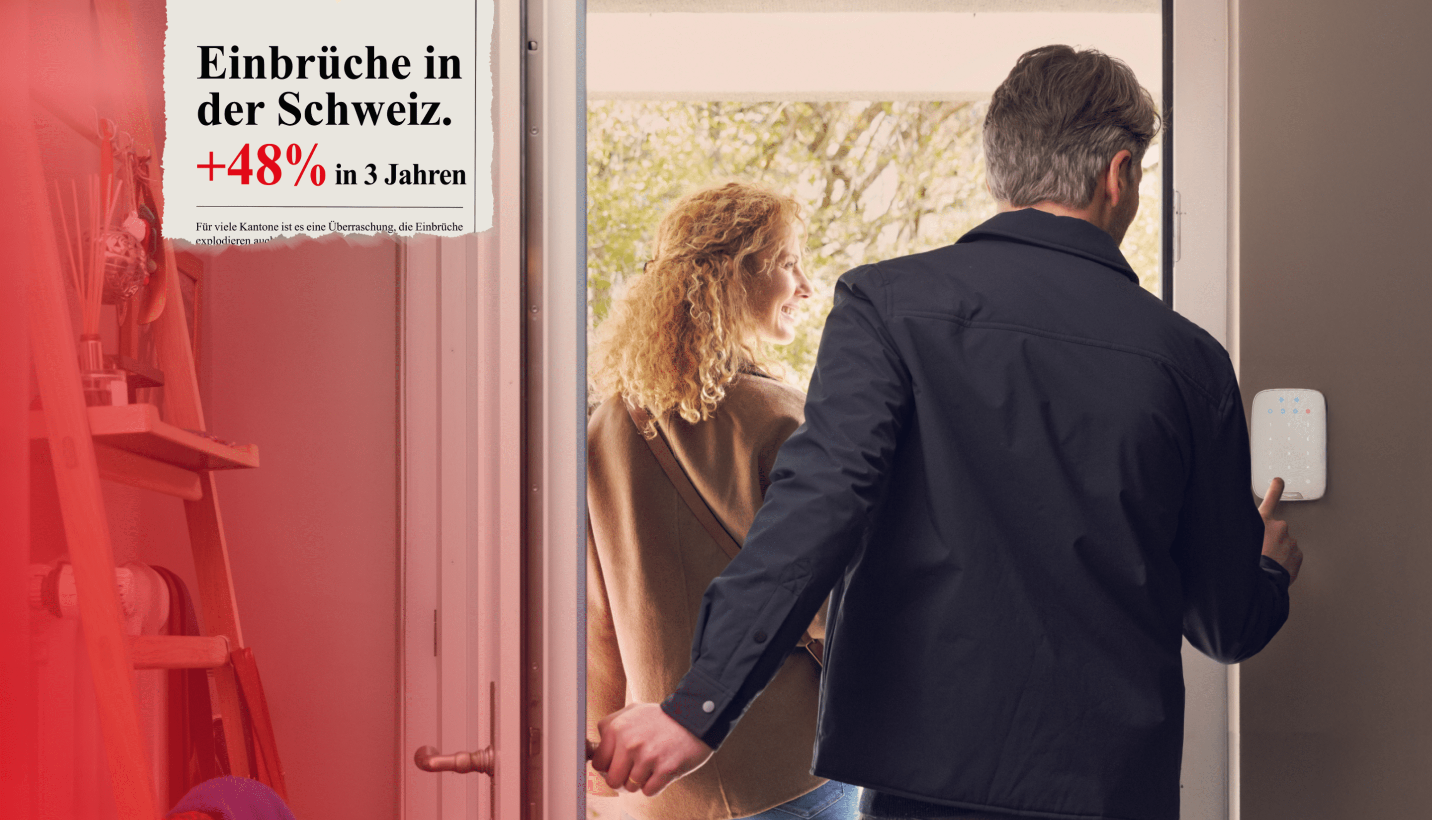 Einbrüche in der Schweiz +48%